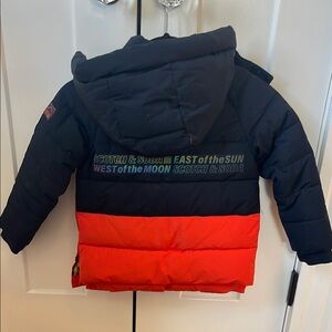 Scotch & Soda Kids Two-Tone Jacket - Black and Red